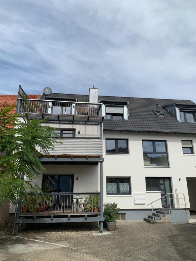 Modernes Penthouse, Nahe Wuerzburg Apartment Exterior foto