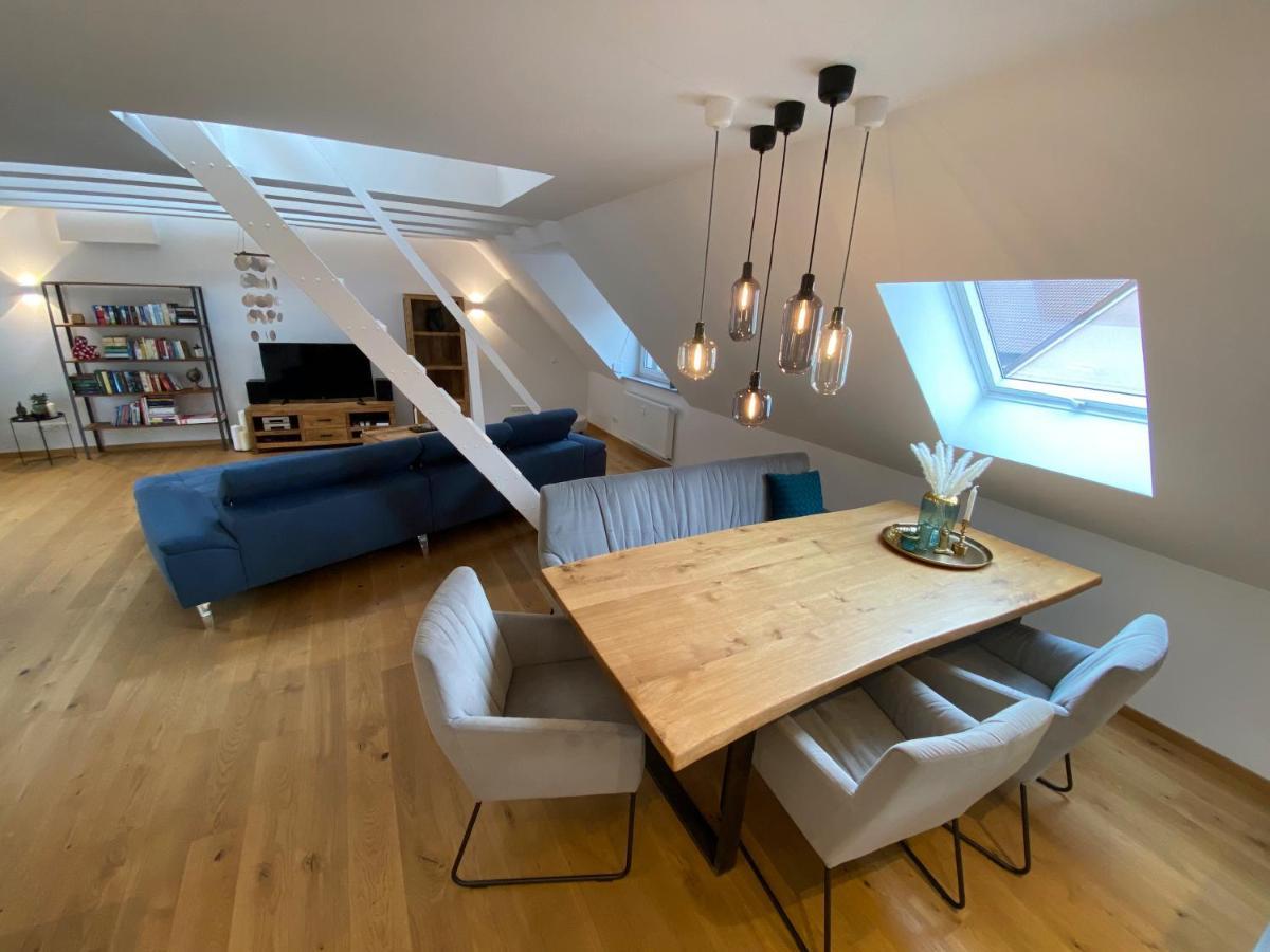 Modernes Penthouse, Nahe Wuerzburg Apartment Exterior foto